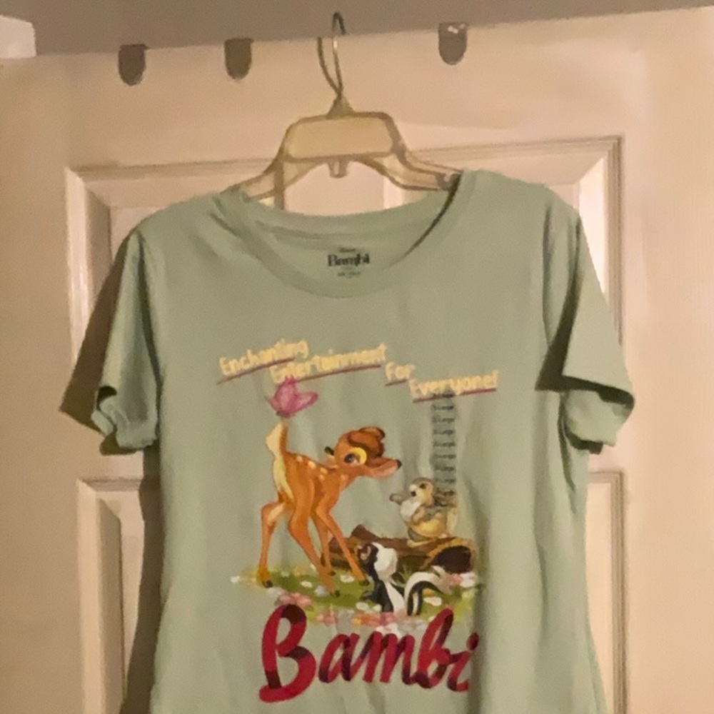 Disney Green Bambi Graphic Tee